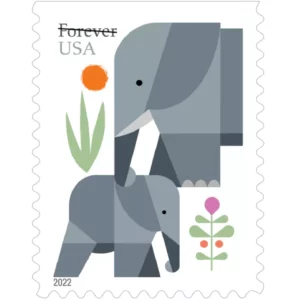 Elephants Forever Stamps
