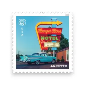 Forever Stamps 2026 Route 66-Centennial Commemorative, First-Class Postage